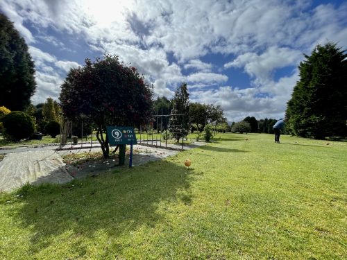 Tee del 9, la huerta del club